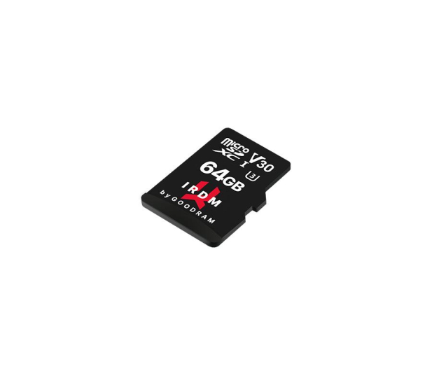 GOODRAM IRDM 64GB MICRO CARD UHS I U3 + adapter - 604914 - zdjęcie 2